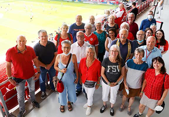 Ehrenamtler im Stadion von Mainz 05
